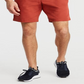 Calções de convés Nautica Stretch Classic Fit para homem, vermelho, tamanho 30