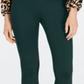 Leggings femininas sem costura INC International Concepts, verde, tamanho 8, pequena