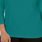 Blusa feminina Karen Scott de crochê com decote quadrado, verde, tamanho pequeno