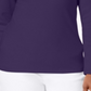 Karen Scott Blusa Feminina de Algodão com Gola Henleyn Roxa Tamanho Pequeno G