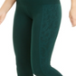 Leggings esportivas femininas Ideology Fitness Running Verde Tamanho Pequeno