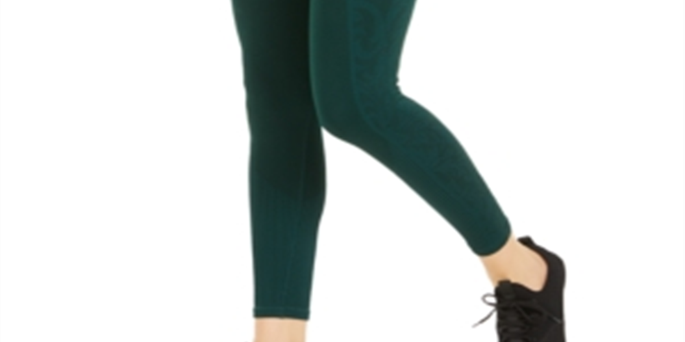 Leggings esportivas femininas Ideology Fitness Running Verde Tamanho Pequeno