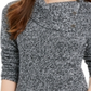 Suéter feminino com decote canoa e manga comprida com detalhes canelados, estilo &amp; co, branco, tamanho XX-G