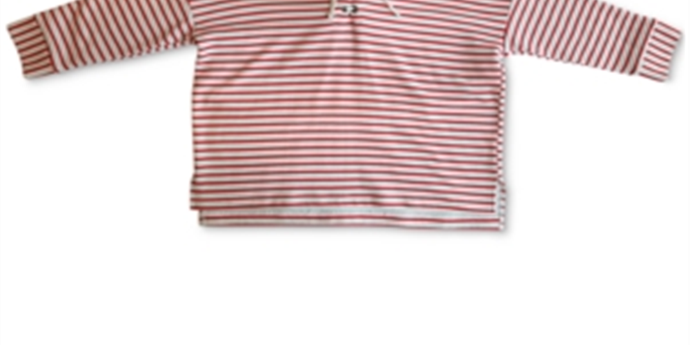 Moletom com capuz listrado feminino Style &amp; Co com cadarço, vermelho, tamanho médio