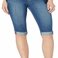 Shorts casual feminino Skinnygirl by Bethenny Frankel, azul, tamanho 29