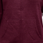 Moletom com capuz e zíper frontal feminino Karen Scott, vermelho, tamanho XS
