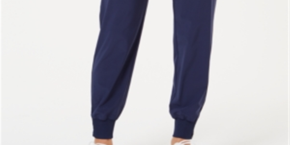 Calça jogger fitness feminina Ideology, azul, tamanho X-S
