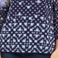 Camiseta feminina de malha estampada Charter Club, azul, tamanho XX-G