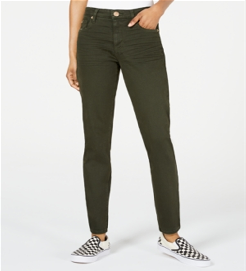 Calça jeans skinny feminina STS Blue Ellie High Rise, verde, tamanho 32