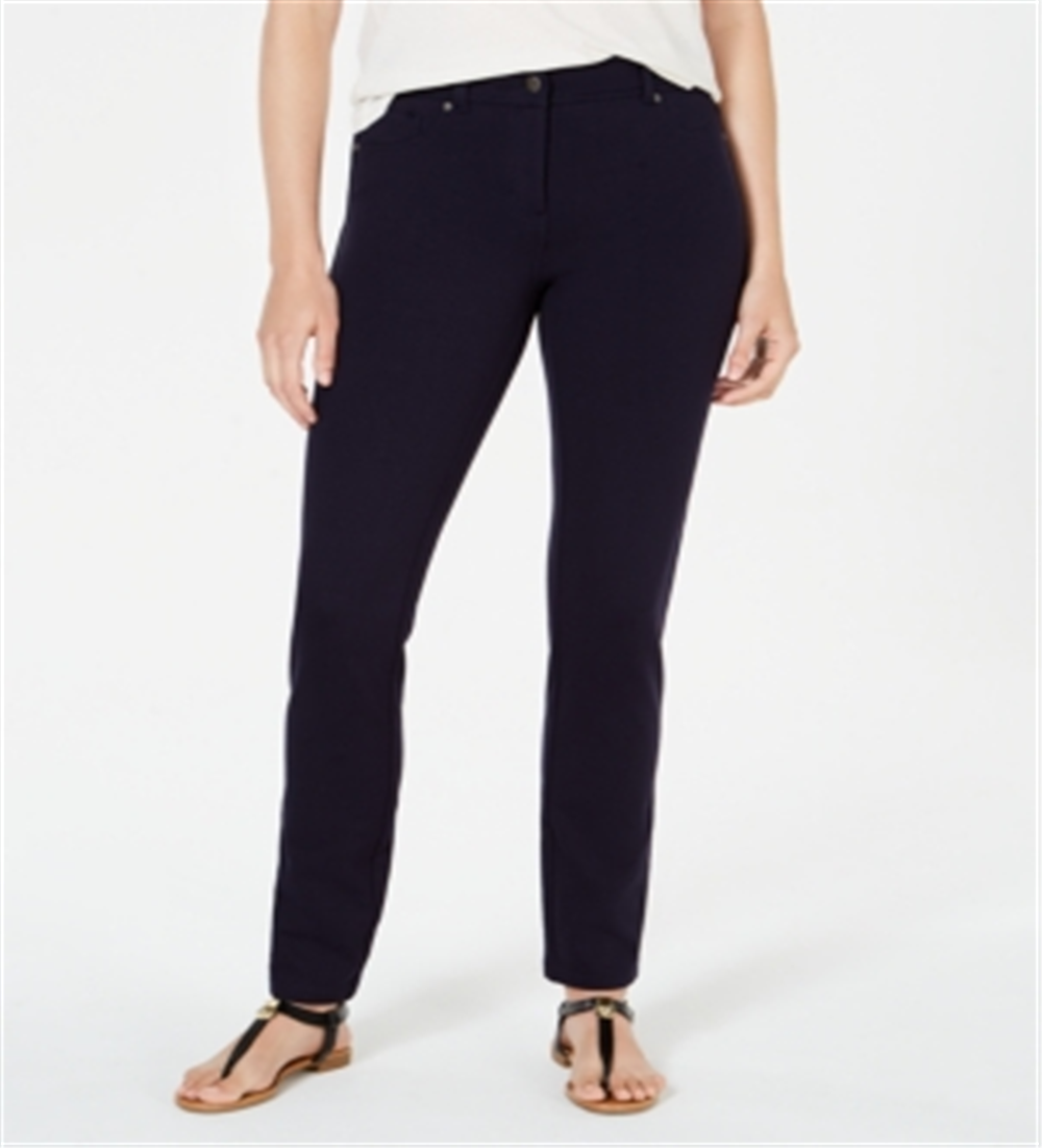 Calça Slim Feminina Style &amp; Co Azul Tamanho 18