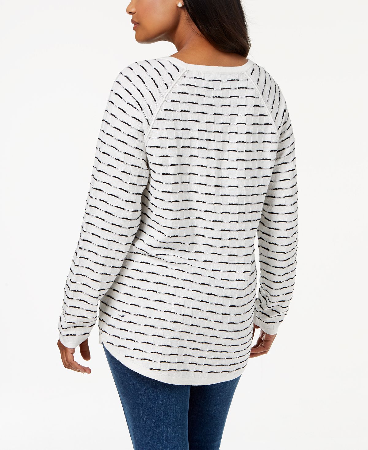 Suéter Karen Scott Texturizado Algodão Cinza Tamanho GG