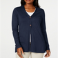 Karen Scott Cardigan longo feminino preto tamanho X-G