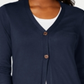 Karen Scott Cardigan longo feminino preto tamanho X-G