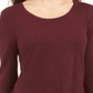 Blusa feminina de manga comprida com acabamento em renda, estilo Berry Jam, tamanho pequeno P