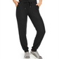 Calça jogger feminina Ideology Mushy Knit preta tamanho médio