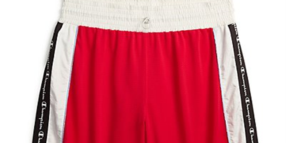 Shorts Champion Feminino Color Block Vermelho Tamanho X-S