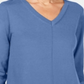 Karen Scott Suéter Feminino Gola V Azul Tamanho XS
