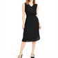 Vestido Alfani Feminino Smocked Waist Fit &amp; Flare Preto Tamanho Pequeno XL