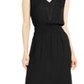 Vestido Alfani Feminino Smocked Waist Fit &amp; Flare Preto Tamanho Pequeno XL