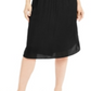 Vestido Alfani Feminino Smocked Waist Fit &amp; Flare Preto Tamanho Pequeno XL