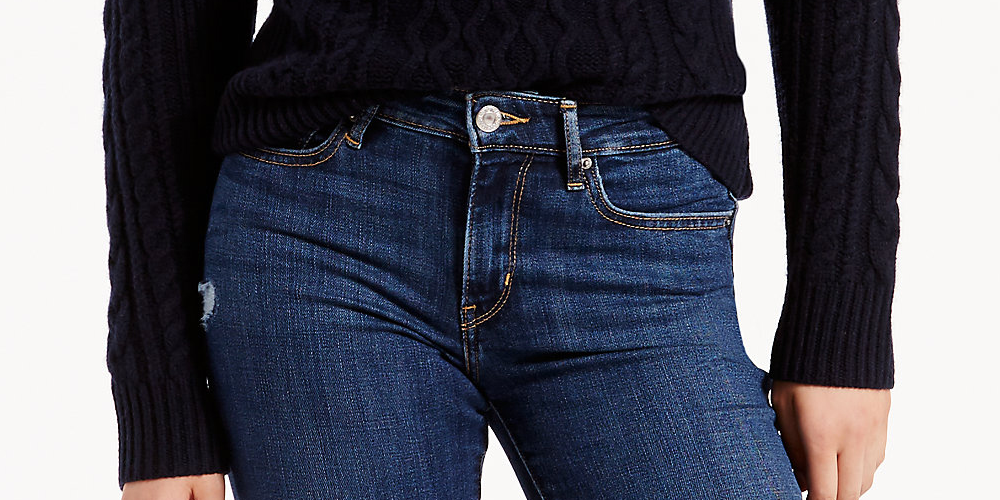 Calça jeans skinny 711 feminina Levi's azul tamanho 30x30