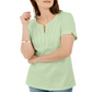 Karen Scott Blusa Feminina Gola Alta Verde Tamanho P