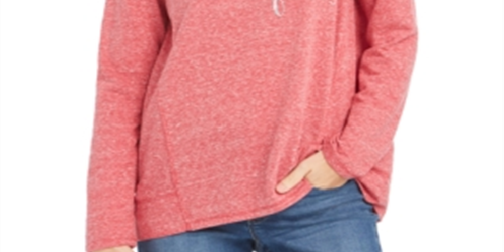 Moletom feminino com estampa alegre e estilo estilo &amp; co, vermelho, tamanho pequeno