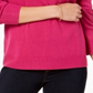 Karen Scott Suéter feminino de gola alta rosa tamanho X-S