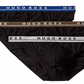 Cuecas elásticas masculinas Hugo Boss, pacote com 3, pretas, tamanho pequeno
