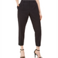 Calça feminina Calvin Klein slim leggings windowpane tamanho 6, cinza escuro