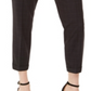 Calça feminina Calvin Klein slim leggings windowpane tamanho 6, cinza escuro