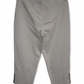 Calça capri feminina com controle de barriga e contas JM Collection, cinza, tamanho grande