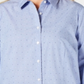 Camisa social feminina Charter Club Plus Cotton Azul Tamanho 14W