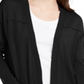 Cardigan feminino estilo &amp; co, preto, tamanho extrapequeno