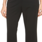 Calças casuais Alfani Curvy Fit femininas, pretas, tamanho 6