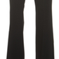 Calças casuais Alfani Curvy Fit femininas, pretas, tamanho 6