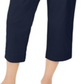 Calça curta de sarja feminina Charter Club, azul, tamanho 16