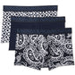 Cueca boxer masculina Michael Kors de algodão elástico, pacote com 3, azul-marinho, tamanho pequeno