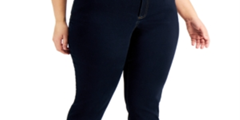 Calça Jeans Super Skinny Essex Feminina da INC International Concepts Azul Tamanho Pequeno Pequeno