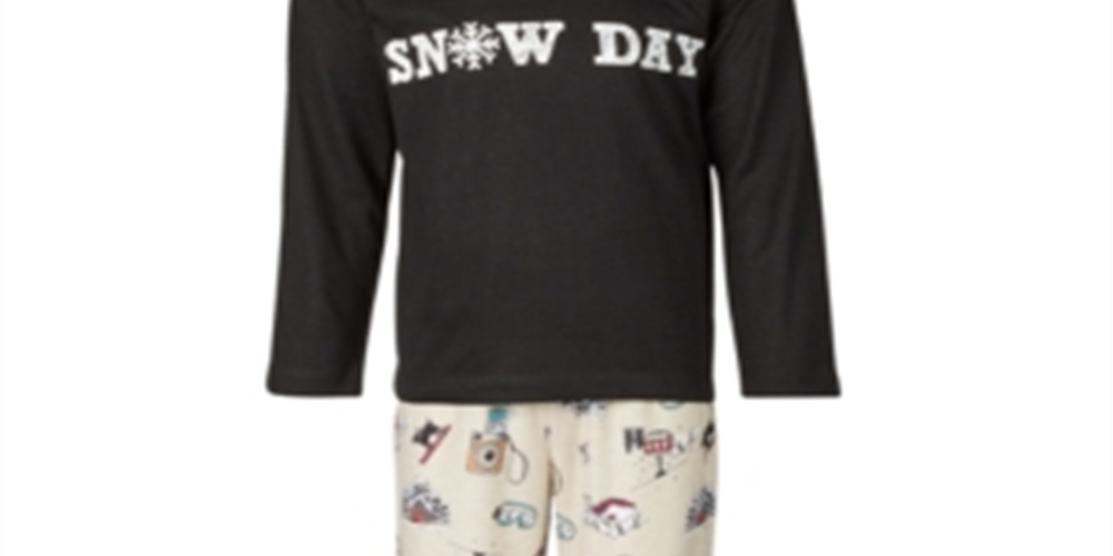 Pijama Família Feminino Combinando Infantil Dia de Neve Conjunto Marrom Tamanho 2T-3T