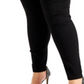Calça Jeans Super Skinny Essex Feminina da INC International Concepts, Preta, Tamanho Pequeno Pequeno