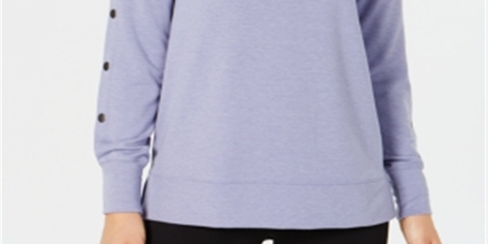 Blusa de corrida fitness feminina Ideology, roxa, tamanho X-S