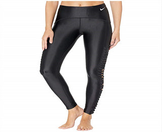 Leggings esportivas Nike Fitness Tight Fit para mulheres, pretas, tamanho X-S