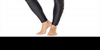 Leggings esportivas Nike Fitness Tight Fit para mulheres, pretas, tamanho X-S