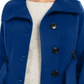 Casaco Madden Girl Junior com cinto e saia azul tamanho grande