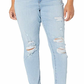 Calça jeans skinny Levi's 711 feminina, azul, tamanho 20W