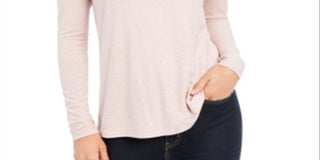 Charter Club Feminino Gola Alta Mesclada Ballet Ribbon Rosa Tamanho Pequeno GG