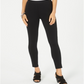 Leggings skinny femininas com acabamento em renda, estilo &amp; co, pretas, tamanho pequeno M