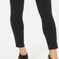 Leggings skinny femininas com acabamento em renda, estilo &amp; co, pretas, tamanho pequeno M