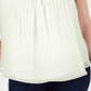 Blusa feminina sem mangas Charter Club, branca, tamanho médio